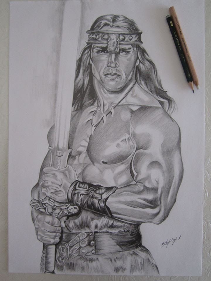 720x960 Conan The Barbarian Drawing - Barbarian Sketch