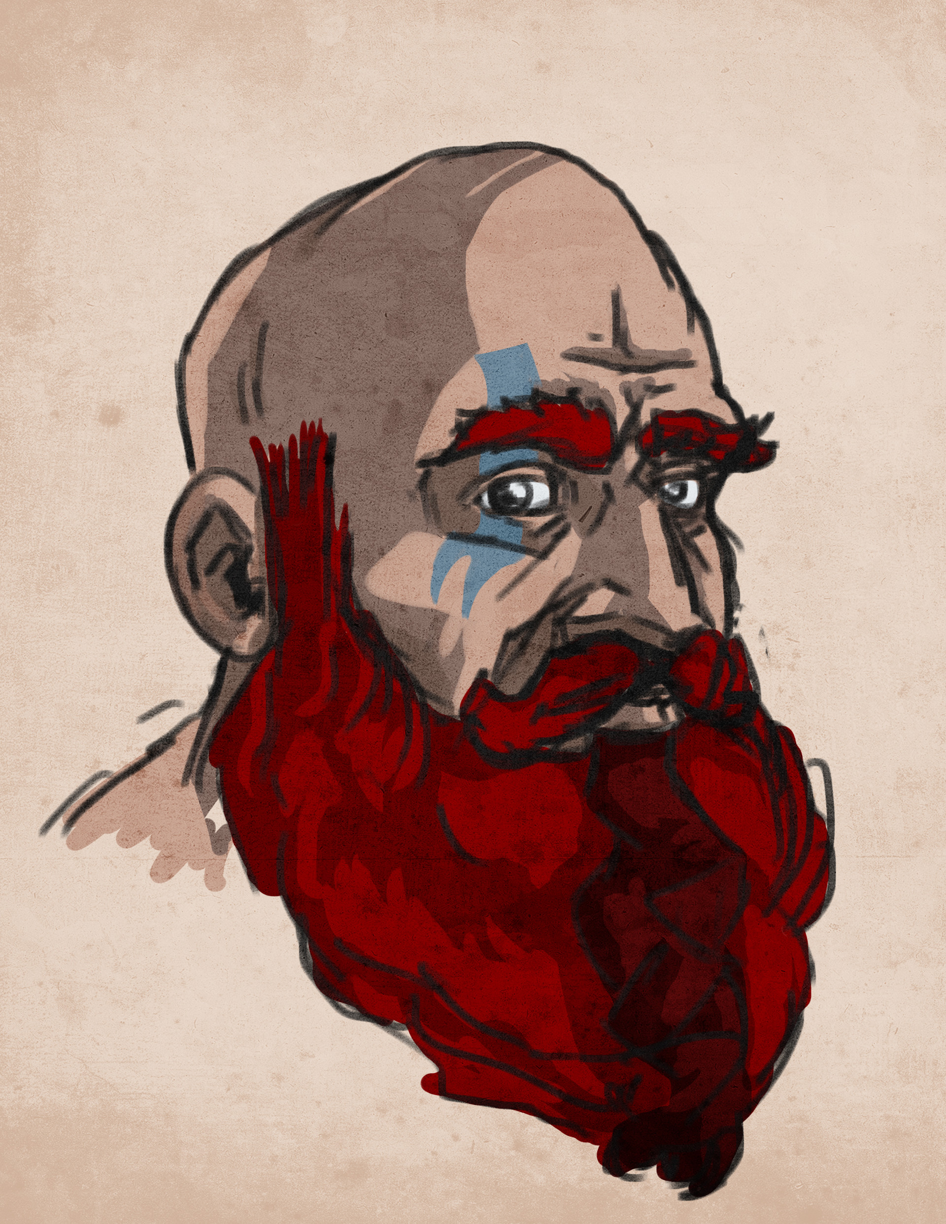 1920x2485 Artstation - Barbarian Sketch