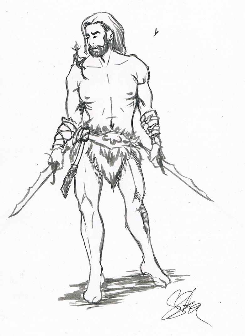 Barbarian Sketch at Explore collection of