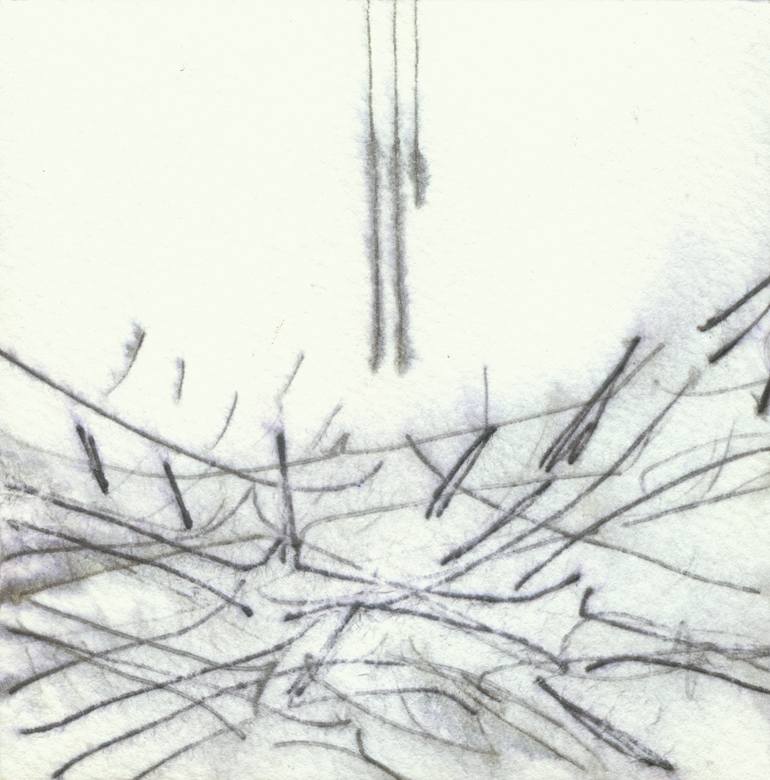 770x780 Barbed Wire Drawing By Made In Germany Saatchi Art - Barbed Wire Sketch