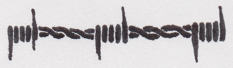 800x235 Barbed Wire - Barbed Wire Sketch