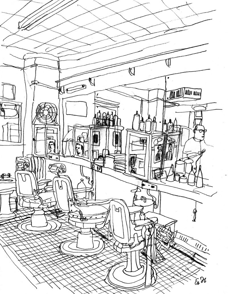 Barber Shop Sketch at Explore collection of Barber
