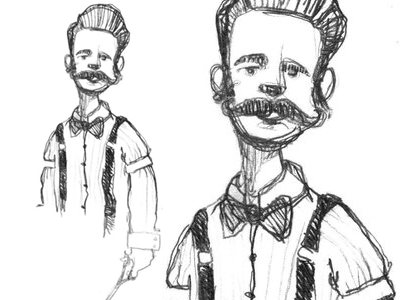 400x300 Sketch Barber By Enots Design - Barber Sketch
