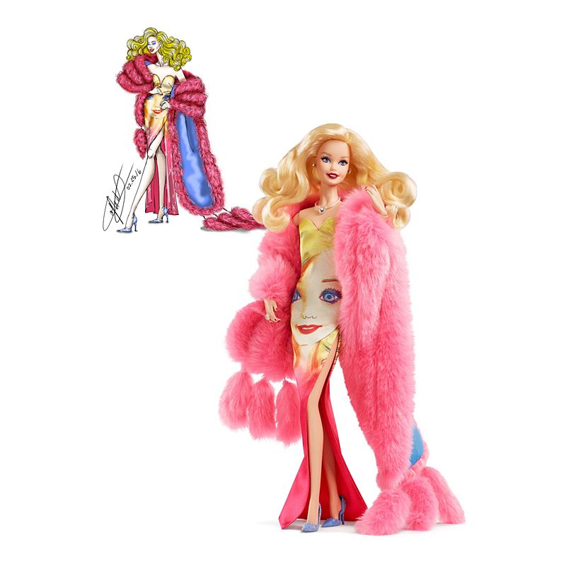 800x800 Andy Warhol + Limited Edition Sketch Gift Set Barbie - Barbie Doll Sketch