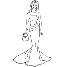 230x230 Top 50 Free Printable Barbie Coloring Pages Online - Barbie Dolls Sketch
