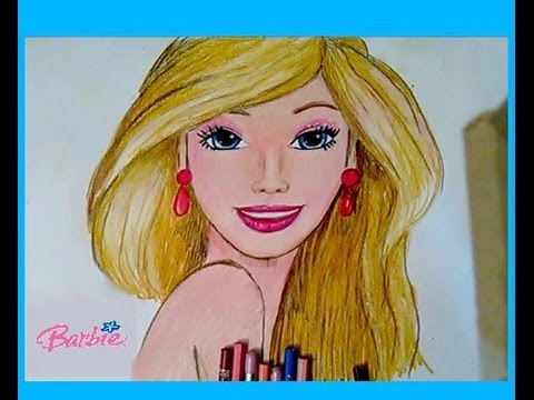 480x360 How To Draw Barbie Girl Drawing - Barbie Face Sketch