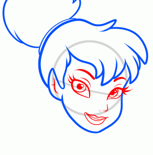 299x302 How To Draw How To Draw Tinkerbell Easy - Barbie Face Sketch