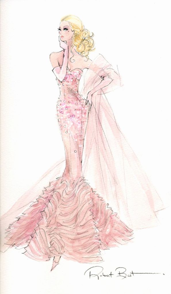 Barbie Fashion Sketches at PaintingValley.com | Explore collection of ...