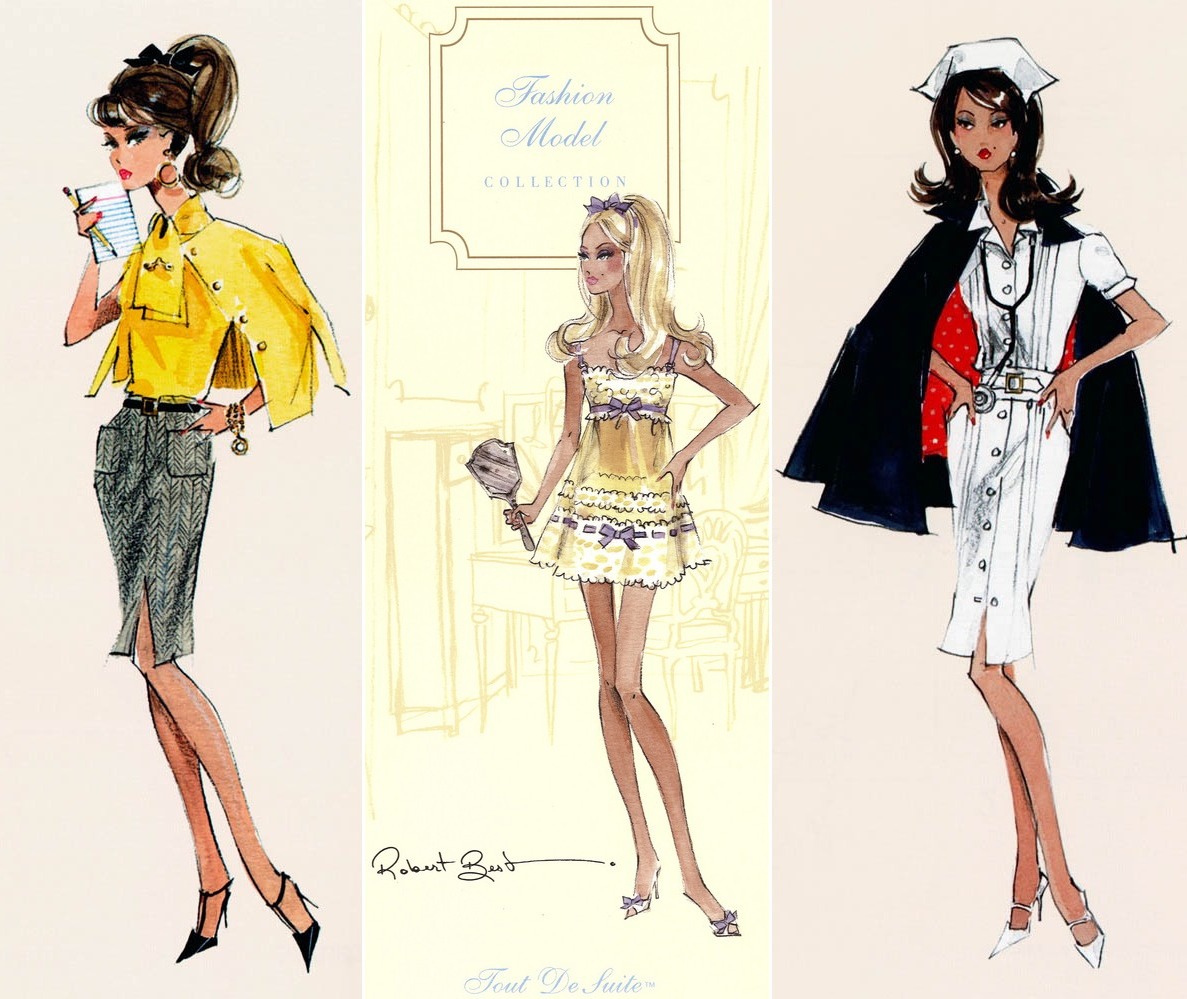 1187x999 Barbie Still The Best Through The Looking Glass - Barbie Fashion Sketches