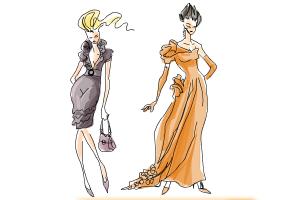 300x200 How To Draw Fashion Sketches - Barbie Fashion Sketches