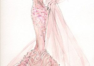 300x210 Robert Best Barbie Sketches Moschino Barbie Sketchrobert Best - Barbie Fashion Sketches