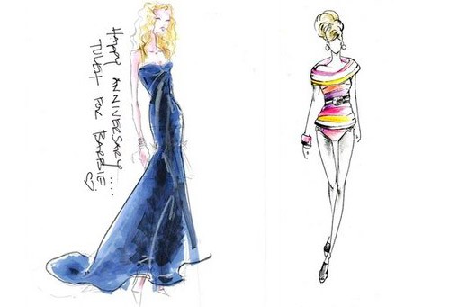 500x341 Sneak Peek Barbie Fashion Show Sketches - Barbie Fashion Sketches