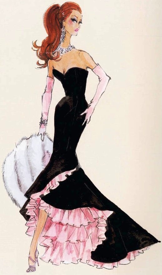 518x877 Cool Fashion Sketches - Barbie Fashion Sketches