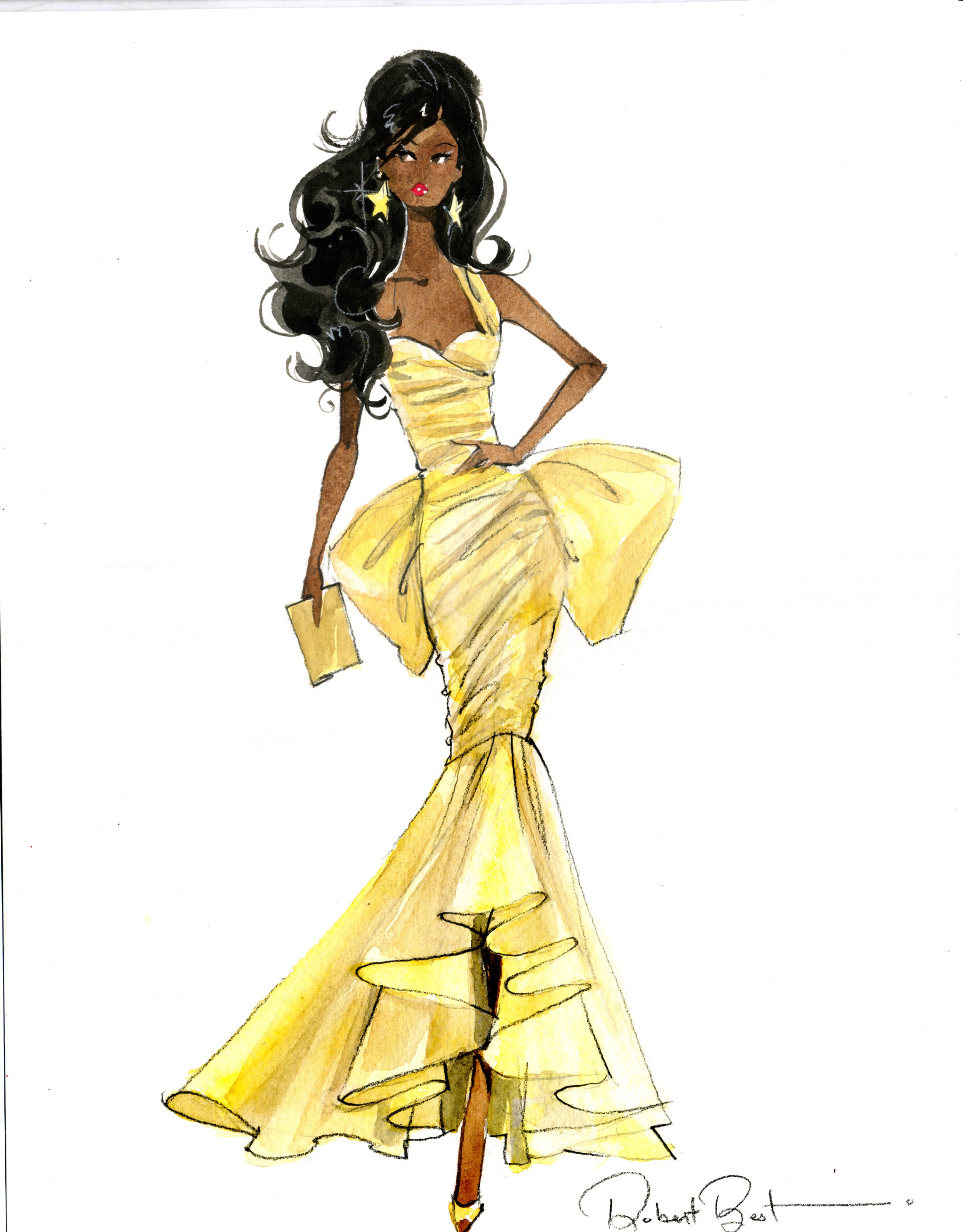3284x4200 Moschino Barbie Sketch By Robert Best Barbie - Barbie Sketch