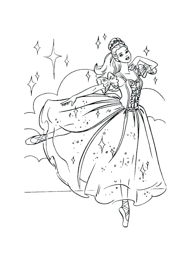 646x910 Barbie Images For Coloring Free Pages To Print Princess Pictures - Barbie Sketch Games