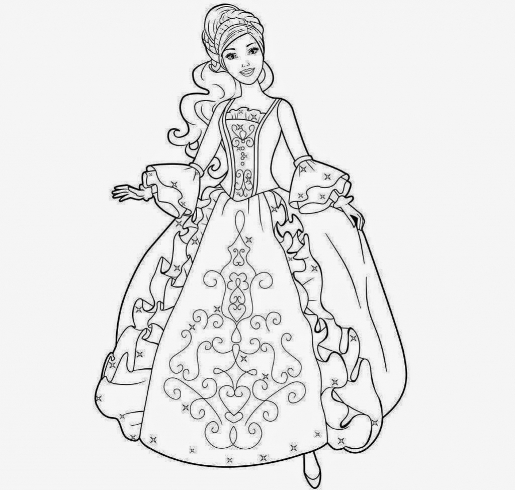 1024x974 Barbie Sketch Hd Photo Coloring Pages Barbie Sketch Games - Barbie Sketch Games