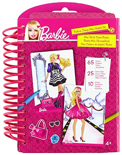 425x540 Barbie Mini Fashion Design Sketch Book Toys Amp Games - Barbie Sketch Games