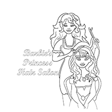 230x230 Top 50 Free Printable Barbie Coloring Pages Online - Barbie Sketch Games