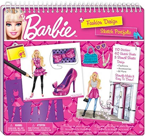 466x438 Fashion Angels Barbie Fashion Design Sketch Portfolio - Barbie Sketch Games