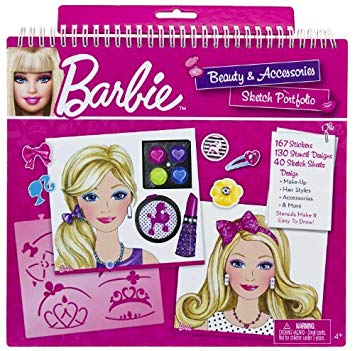 355x351 Barbie Beauty Amp Accessories Sketch Portfolio Amazon.co.uk Toys - Barbie Sketch Games