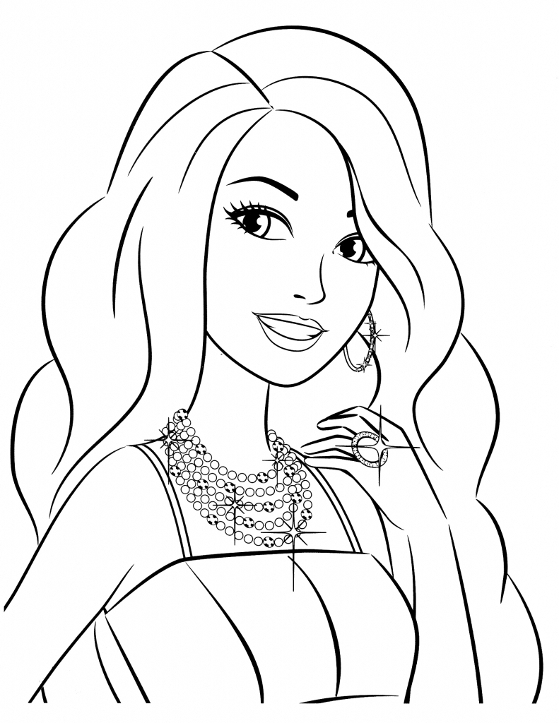 Orasnap Easy Barbie Girl Drawing Images