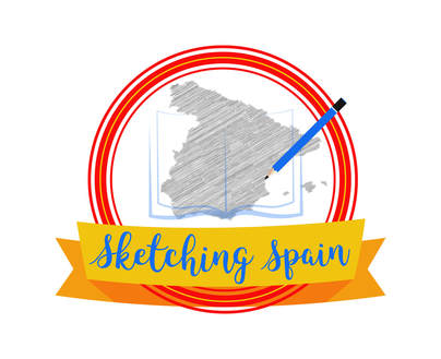 404x329 Sketching Spain - Barcelona Logo Sketch