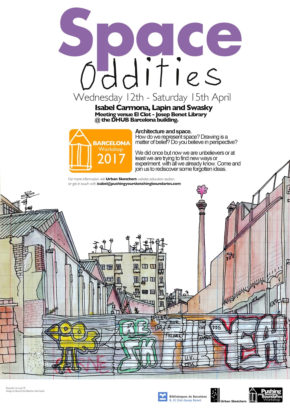 1131x1600 Space Oddities - Barcelona Sketch