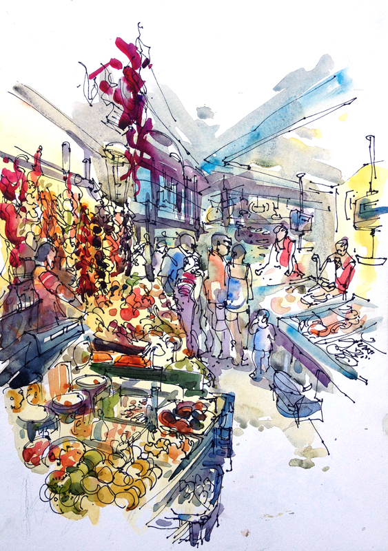 563x800 Barcelona Part 1 Of 2 Sketch Away Travels With My Sketchbook - Barcelona Sketch