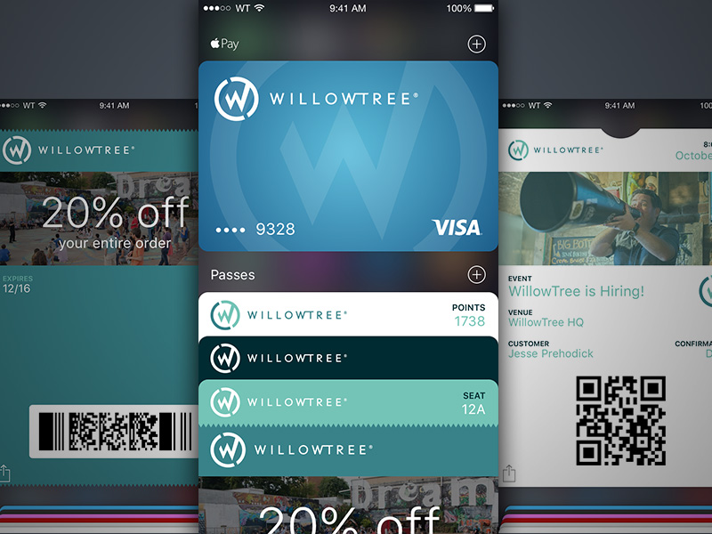 800x600 Apple Wallet Ui Kit Sketch Freebie - Barcode Sketch