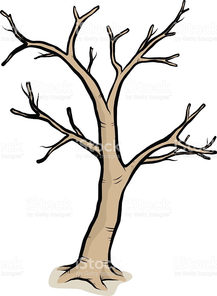 751x1024 Collection Of Free Branches Clipart Sketch. Download On Ubisafe - Bare Tree Sketch