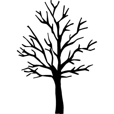 400x400 Photos Bare Tree Clip Art Free, - Bare Tree Sketch