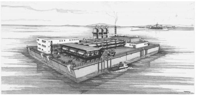 669x326 Types Of Offshore Concrete Structures - Barge Sketch