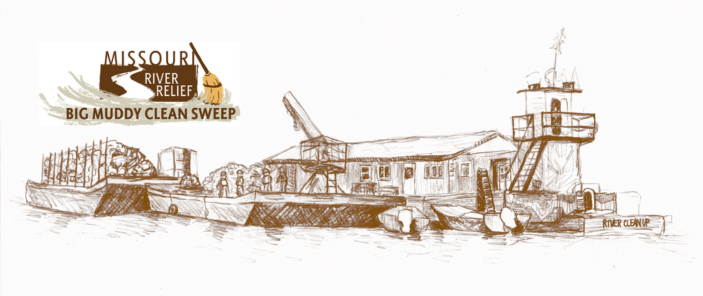 1024x431 Barge Drawing By Alicia Pigg Wow. Gorgeous Sketch From - Barge Sketch
