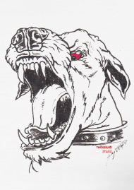 190x269 Thousand Stars Barking Dog - Barking Dog Sketch