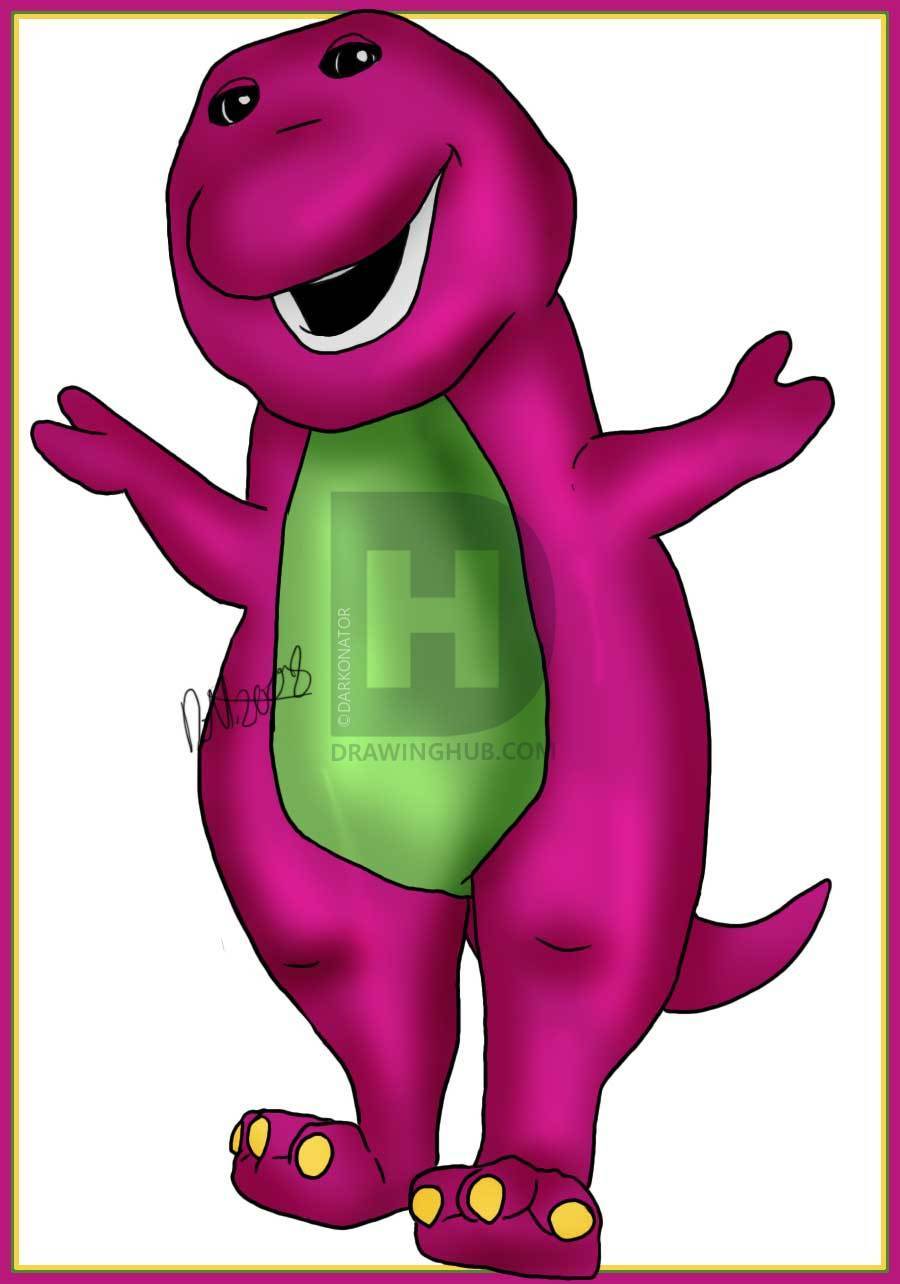 900x1284 How To Draw Barney, Step By Step, Drawing Guide, By Darkonator - Barney Sketch