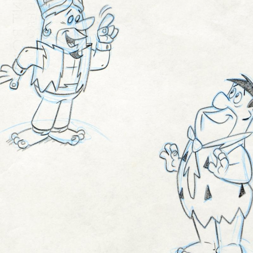 1000x1000 Online Sports Memorabilia Auction Pristine Auction - Barney Sketch