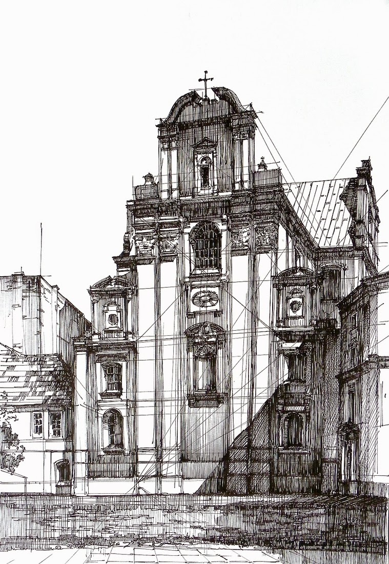 Baroque Architecture Sketch at Explore collection