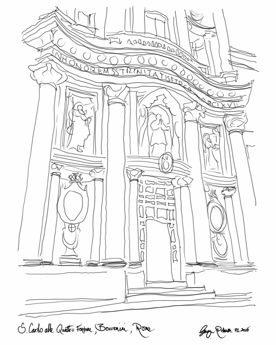 Baroque Architecture Sketch at Explore collection