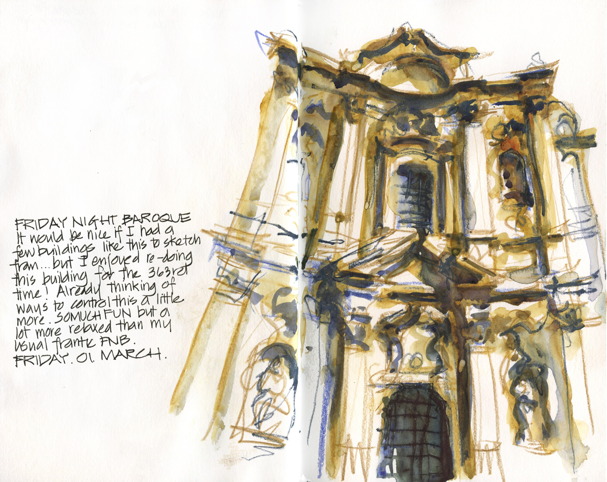 1200x953 Friday Night Baroque With Dissolving Lines - Baroque Sketches