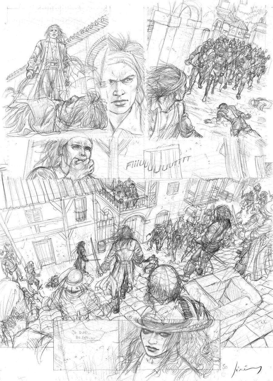 900x1258 Comics Illustration Barracuda - Barracuda Sketch