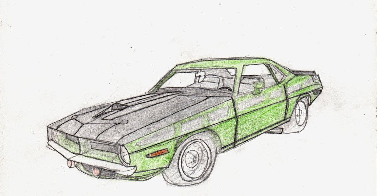 1238x645 Plymouth Barracuda - Barracuda Sketch