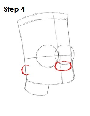 300x388 How To Draw Bart Simpson - Bart Simpson Sketch