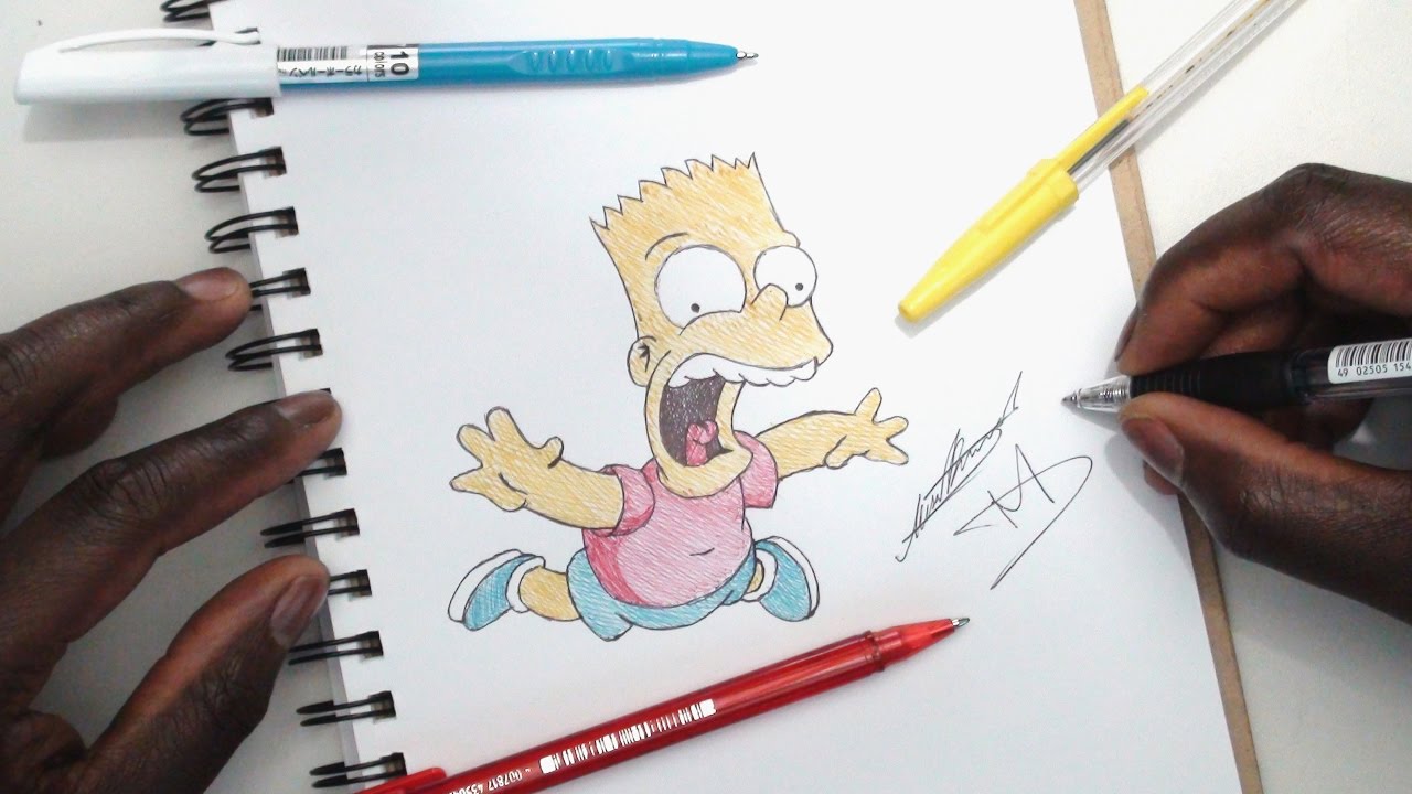 1280x720 Sketch Sunday - Bart Simpson Sketch