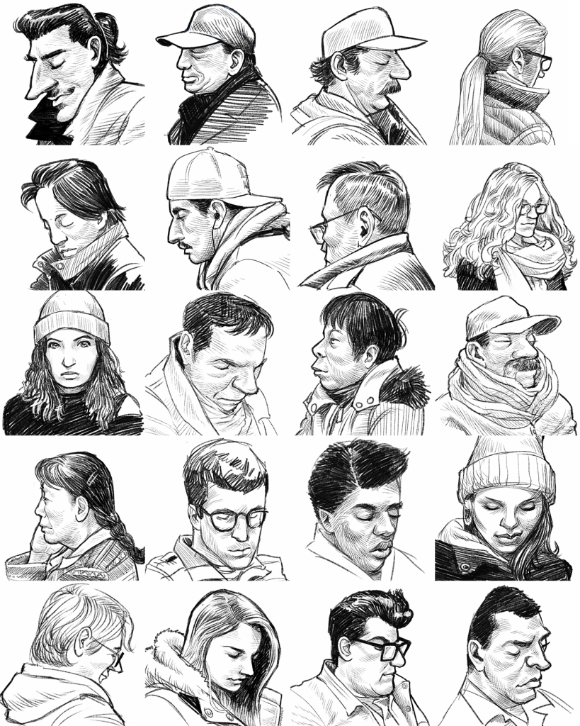 819x1024 Bart And Muni Get Sketchy Sf Artist Draws Mini Portraits Of - Bart Sketch