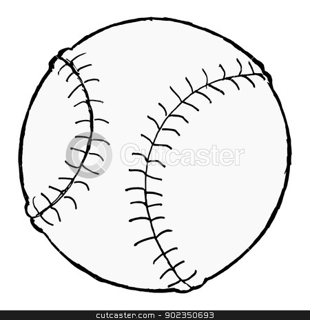 450x464 Baseball Ball Stock Vector - Baseball Ball Sketch