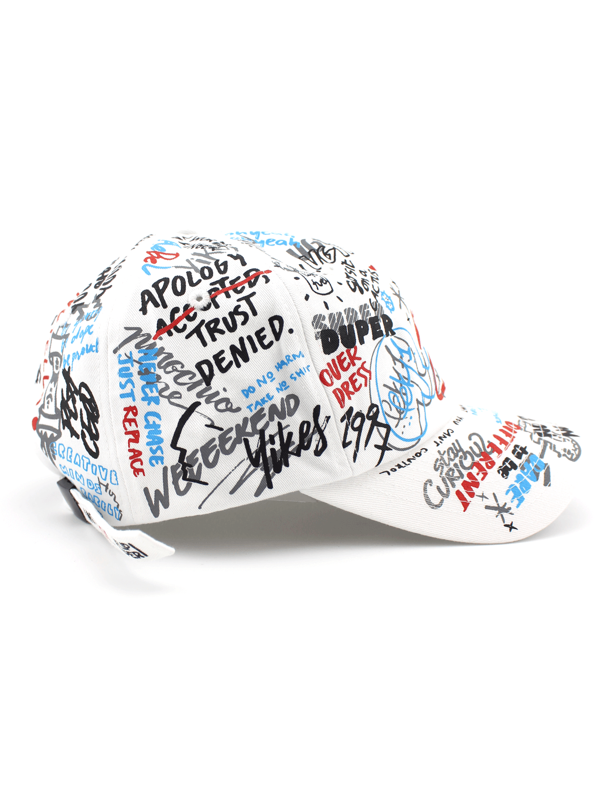 1200x1560 Colour Sketch Baseball Cap (White) - Baseball Cap Sketch