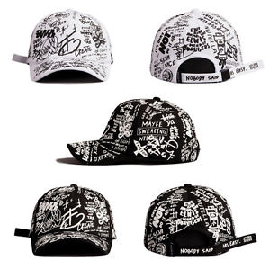 300x300 Xl~2xl 60~63cm Unisex Mens Unicolor Sketch Graffiti Baseball Cap - Baseball Cap Sketch