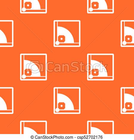 450x470 Baseball Field Pattern Seamless. Baseball Field Pattern Repeat - Baseball Diamond Sketch