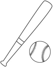 236x278 How To Draw A Baseball Bat, Step By Step, Sports, Pop Culture - Baseball Diamond Sketch