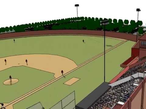 480x360 Baseball Stadium (Proposed Sketch Plan) - Baseball Field Sketch